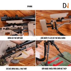 M40A6 Mẫu SNIPER Bắn Đạn Xốp Cao Cấp 15 m40a6 dan xop vang shell