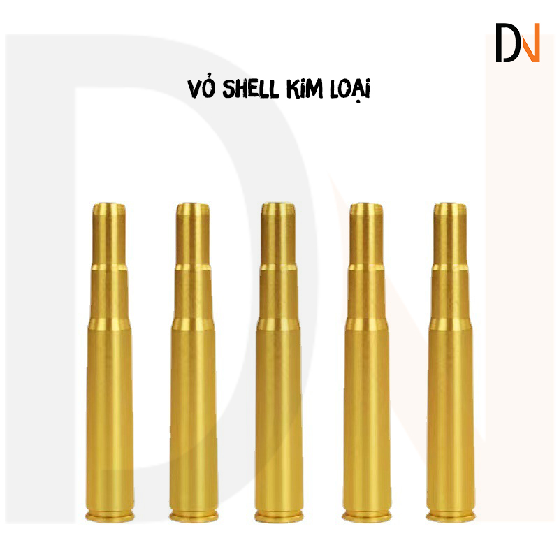 Bộ 5 Shell Kim Loại Cho Các Mẫu Súng LeeEnfield, M24,M40A6,Kar98 ...