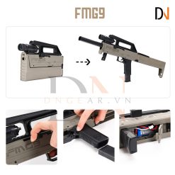 SMG - FMG9 Tiểu Liên Dạng Gấp Ngụy Trang Vali 13 smg fmg9 ban dan thach