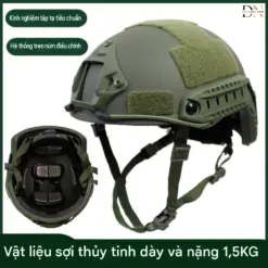 Alternative view of Mũ Bảo Hiểm Chiến Thuật Fast Bằng Sợi Thuỷ Tinh